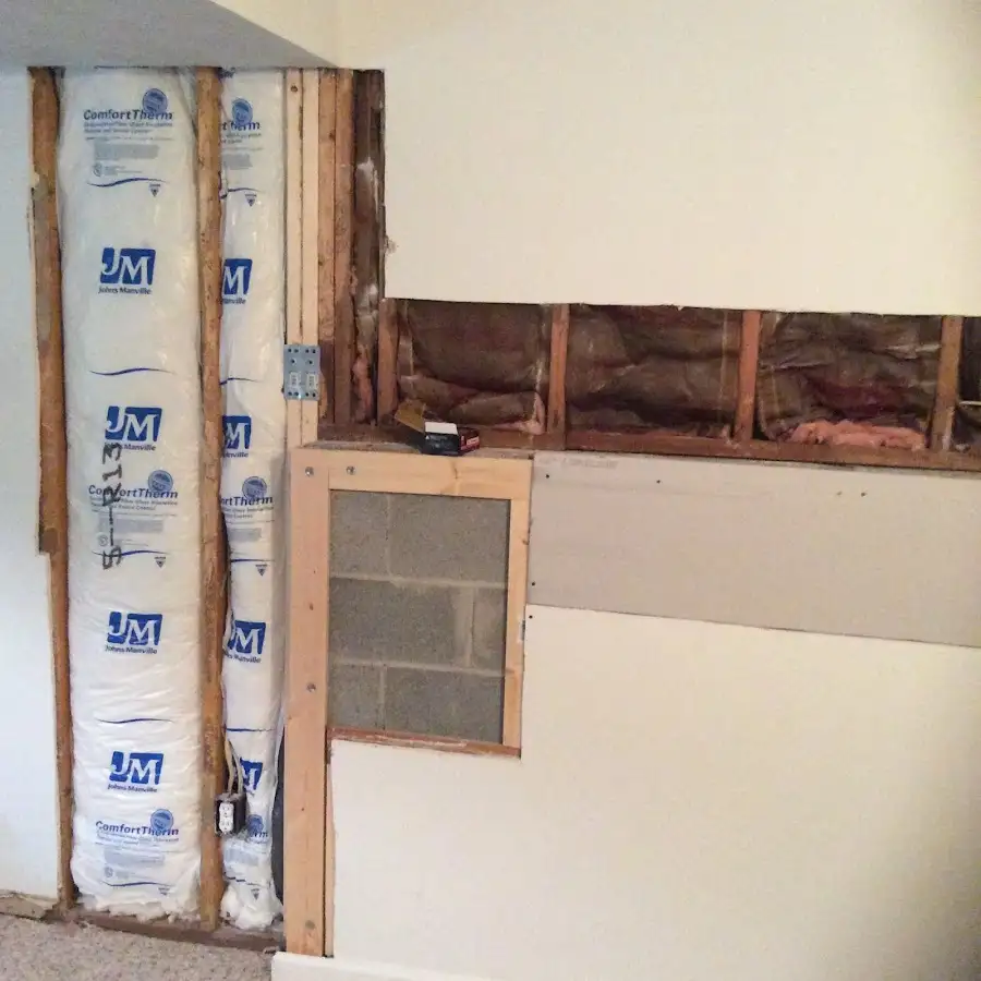Wall insulation replacement during Contents Cleaning & Restoration in Isanti